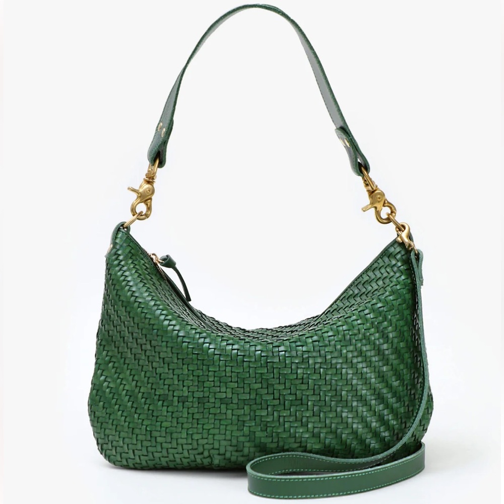Clare V. Moyen Messengers - Evergreen Woven Checker